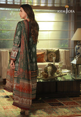 Asim Jofa Asra '23 Ajas-18 (2-Pcs) Printed Cambric 2 Pcs