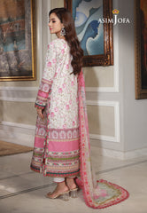 Asim Jofa Asra '23 Ajas-01 Embroidered Cambric (3-Pcs)