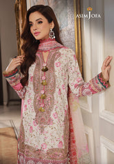 Asim Jofa Asra '23 Ajas-01 Embroidered Cambric (3-Pcs)