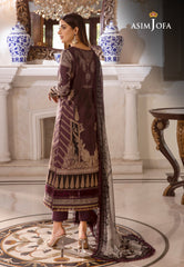 Asim Jofa Asra '23 Ajas-21 Designers Embroidered Stitched 3 Pcs