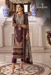 Asim Jofa Asra '23 Ajas-21 (2-Pcs) Printed Cambric 2 Pcs