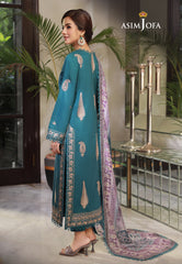 Asim Jofa Asra '23 Ajas-24 Embroidered Cambric (3-Pcs)