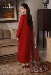 Asim Jofa Asra '23 Ajas-25 Embroidered Cambric (3-Pcs)
