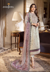 Asim Jofa Asra '23 Ajas-30 Embroidered Cambric (3-Pcs)