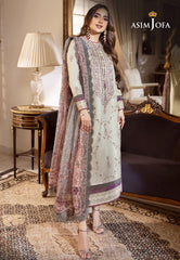 Asim Jofa Asra '23 Ajas-30 Designers Embroidered Stitched 3 Pcs