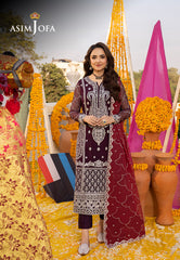 Dastaan By Asim Jofa Stitched 3 Piece Formals Pret Collection'2025-AJDAB-01