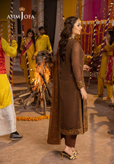 Asim Jofa Dastaan Pret Ajdab-11 Embroidered Paper Cotton Stitched 3 Pcs