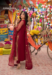 Pyaar Diyan Gallan By Asim Jofa Stitched 3 Piece Formals Pret Suit-AJEMB-10