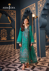 Limited Edition By Asim Jofa Vol 2 Ajfileb-20 Cambric Stitched 3 Pcs