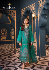 Limited Edition By Asim Jofa Vol 2 Ajfileb-20 Cambric Stitched 3 Pcs
