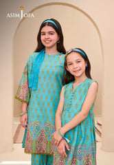 Asim Jofa Kids Ajgl-04 Printed Lawn 2 Pcs