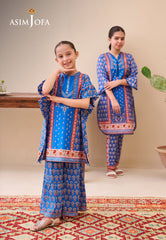 Asim Jofa Kids Ajgl-05 Printed Lawn 2 Pcs