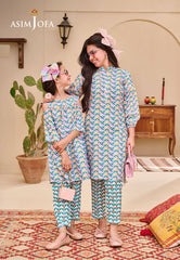 Asim Jofa Kids Ajgl-09 Printed Lawn 2 Pcs