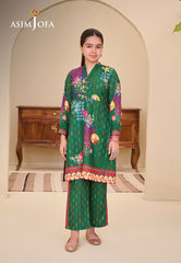 Asim Jofa Kids Ajgl-10 Printed Lawn 2 Pcs