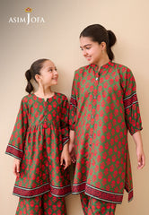 Asim Jofa Kids Ajgl-12 Printed Lawn 2 Pcs