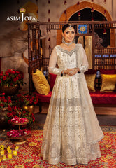 Jaan-E-Jahan by Asim Jofa Stitched Ajjjb-04 Emb Chiffon Stitched 3 Pcs