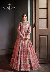 Bekhudi by Asim Jofa Stitched Ajkbb-03 Emb Net Stitched 3 Pcs