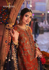 Asim Jofa Chamkeeli Ajkk-10 Embroidered Chiffon 3 Pcs