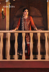 Asim Jofa Chamkeeli Ajkk-10 Embroidered Chiffon 3 Pcs