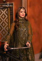 Asim Jofa Chamkeeli Ajkk-16 Embroidered Chiffon 3 Pcs