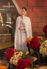 Asim Jofa Chamkeeli Ajkk-06 Embroidered Chiffon 3 Pcs