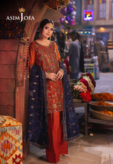 Chamkeeli By Asim Jofa Stitched 3 Piece Formals Pret Suit-AJKKB-10