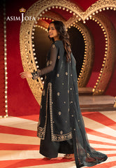 Asim Jofa Luxury Festive Drop 3 Ajllfb-08 Emb Chiffon Stitched 3 Pcs
