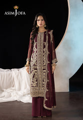 Luxury Festive By Asim Jofa Drop 3 Ajllfb-19 Emb Chiffon Stitched 3 Pcs