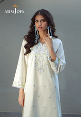 Asim Jofa Essential Pret Drop 7 Ajpb-127 Embroidered Cambric 2 Pcs