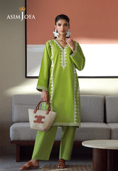 Asim Jofa Essential Pret Drop 7 Ajpb-129 Embroidered Cambric 2 Pcs