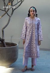 Asim Jofa Essential Pret Drop 7 Ajpb-132 Printed Rib Lawn 2 Pcs