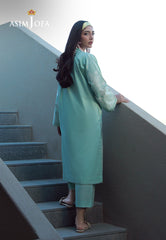 Asim Jofa Essential Pret Drop 7 Ajpb-133 Printed Rib Lawn 2 Pcs