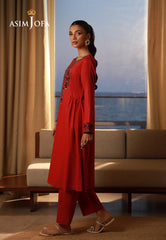 Asim Jofa Essential Pret Drop 7 Ajpb-134 Embroidered Cambric 2 Pcs