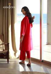 Asim Jofa Essential Pret Drop 7 Ajpb-139 Embroidered Slub Rib Lawn 2 Pcs