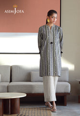 Asim Jofa Essential Pret Drop 7 Ajpb-142 Printed Check Dobby 2 Pcs