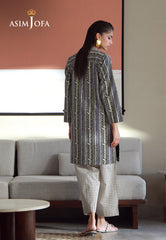 Asim Jofa Essential Pret Drop 7 Ajpb-142 Printed Check Dobby 2 Pcs