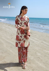 Asim Jofa Essential Pret Drop 7 Ajpb-144 Printed Check Dobby 2 Pcs