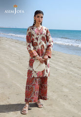 Asim Jofa Essential Pret Drop 7 Ajpb-144 Printed Check Dobby 2 Pcs