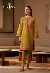 Asim Jofa Essential Pret Drop 7 Ajpb-146 Embroidered Slub Rib Lawn 2 Pcs