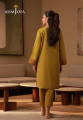 Asim Jofa Essential Pret Drop 7 Ajpb-146 Embroidered Slub Rib Lawn 2 Pcs