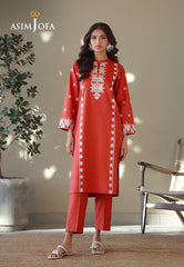 Asim Jofa Essential Pret Drop 7 Ajpb-147 Embroidered Lawn Check 2 Pcs