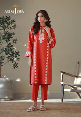 Asim Jofa Essential Pret Drop 7 Ajpb-147 Embroidered Lawn Check 2 Pcs