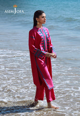 Asim Jofa Essential Pret Drop 7 Ajpb-148 Embroidered Lawn Check 2 Pcs