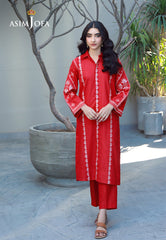 Asim Jofa Essential Pret Drop 7 Ajpb-149 Embroidered Lawn Check 2 Pcs