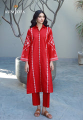 Asim Jofa Essential Pret Drop 7 Ajpb-149 Embroidered Lawn Check 2 Pcs