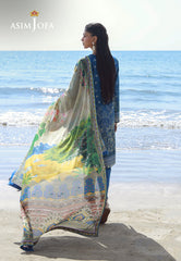 Asim Jofa Essential Pret Drop 7 Ajpb-154 Printed Arabic Lawn 3 Pcs