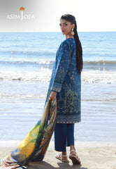 Asim Jofa Essential Pret Drop 7 Ajpb-154 Printed Arabic Lawn 3 Pcs