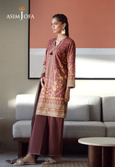 Asim Jofa Essential Pret Drop 7 Ajpb-155 Printed Arabic Lawn 3 Pcs