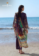 Asim Jofa Essential Pret Drop 7 Ajpb-156 Printed Arabic Lawn 3 Pcs