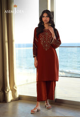 Asim Jofa Essential Pret Drop 7 Ajpb-163 Embroidered Jacquard 2 Pcs